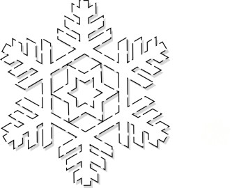 Winter Snowflake Art
