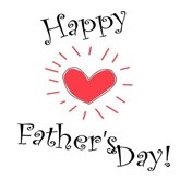Fathers Day Email Salutation Graphic