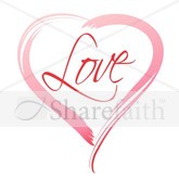 Valentines Day Love Heart Email Salutation