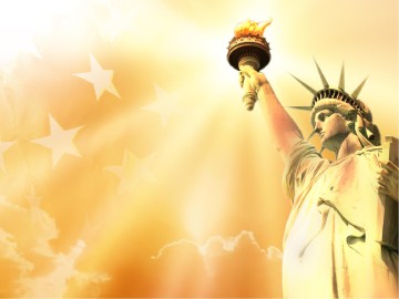 Memorial Day Liberty PowerPoint Template
