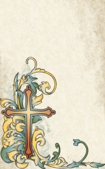 Gold Cross Program Cover