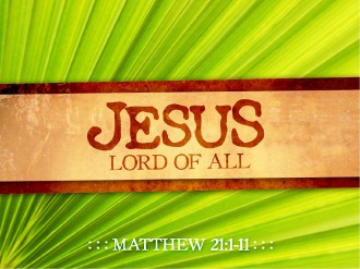 Palm Sunday Passover PowerPoint Template
