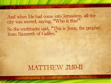 Palm Sunday Passover PowerPoint Template