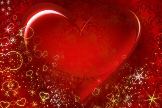 Swirling Hearts Valentines Worship Video Background