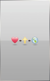 Heart, Cross, and Earth Valentines Bulletin Cover