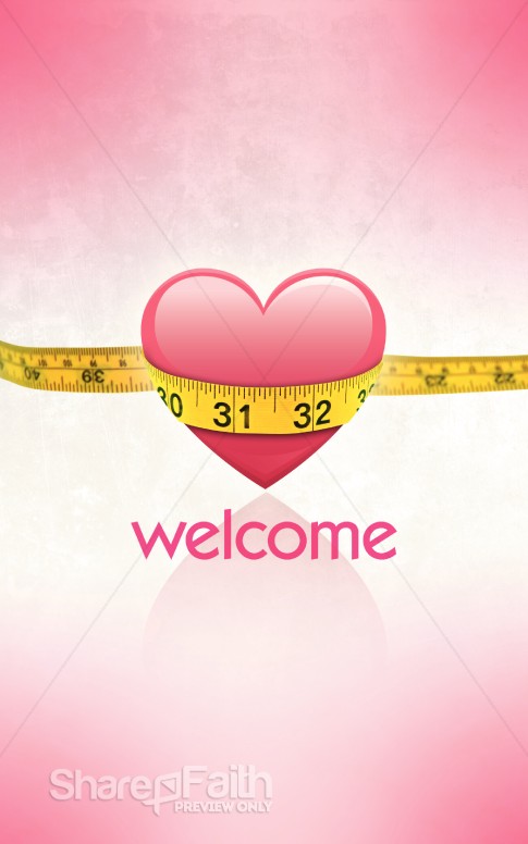 Measure of Love Valentines Day Church Bulletin Cover