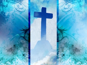 Blue Cross of Grace Easter PowerPoint