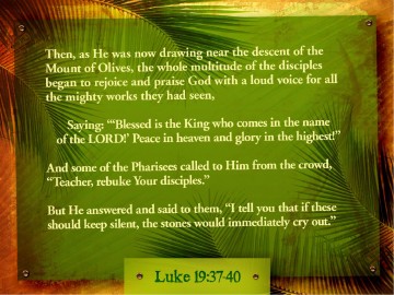 Palm Sunday Easter Passover PowerPoint