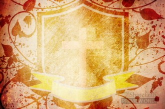 Shield with Cross Easter Worship Background Video