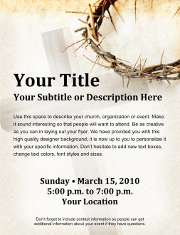 Crown of Thorns Flyer