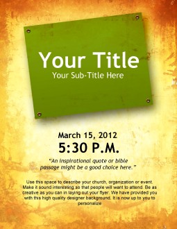 Resurrection Sunday Flyer