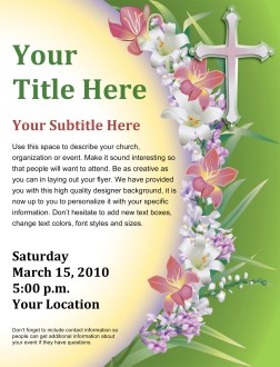 Easter Sunday Flyer