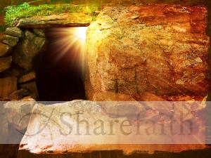 He Is Risen Tomb Easter Wallpaper Background