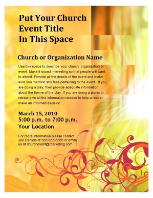Holy Spirit Fire Flyer