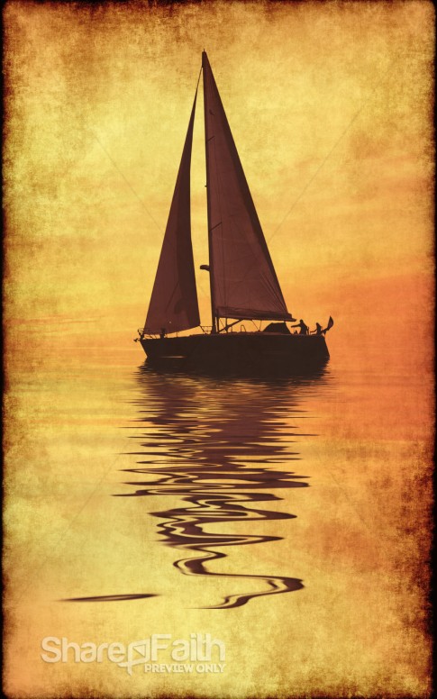Sail Boat Bulletin Cover