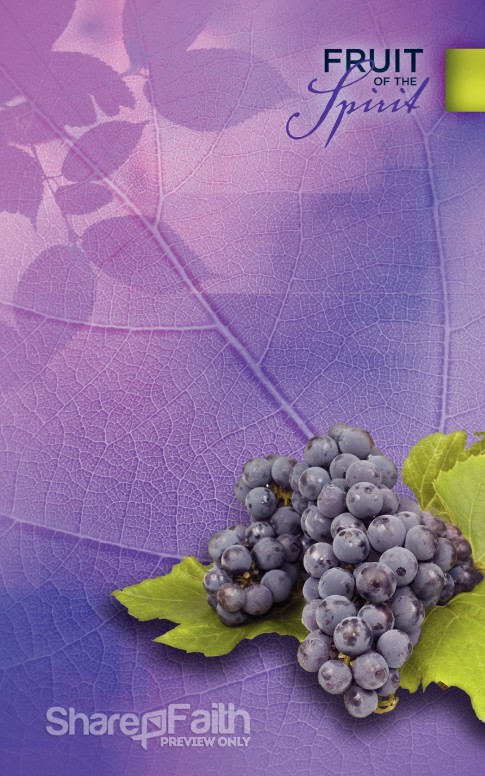 Faithfulness Fruit of The Spirit Bulletin Cover