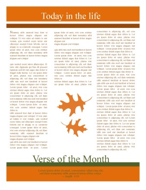 Camp Church Newsletter