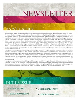 Fellowship Church Newsletter