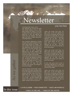 Mission Church Newsletter