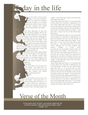 Mission Church Newsletter