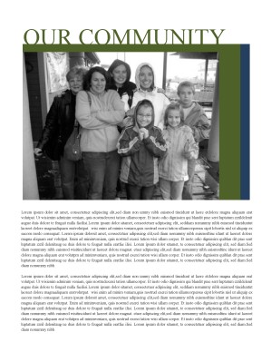 Womens Ministry Church Newsletter
