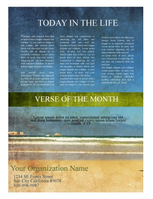 Womens Ministry Church Newsletter
