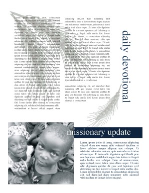 Christian Newsletter Templates