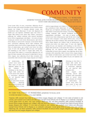 Church Newsletter Templates