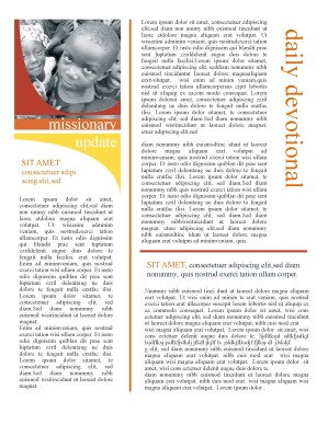 Church Newsletter Templates