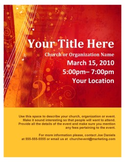 Worship Flyer