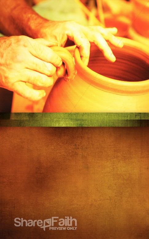 I am the Potter Bulletin Cover Template