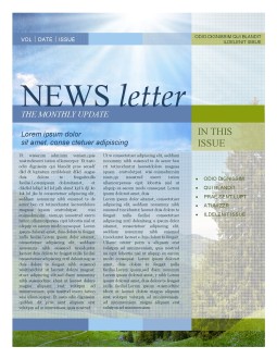 Nature Newsletter Template