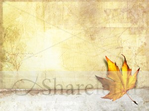 Fall Leaf Worship Background
