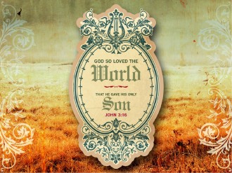 John Three Sixteen PowerPoint Template