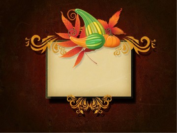 Thanksgiving Harvest PowerPoint Template