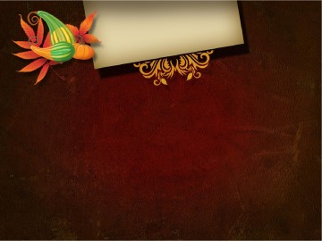 Thanksgiving Harvest PowerPoint Template