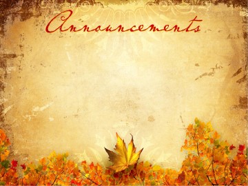 Fall Church Graphics PowerPoint