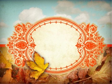 Pictures of Leaves PowerPoint Template