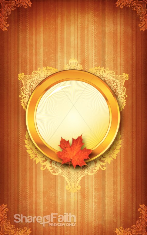 Thanksgiving Celebration Bulletin Cover