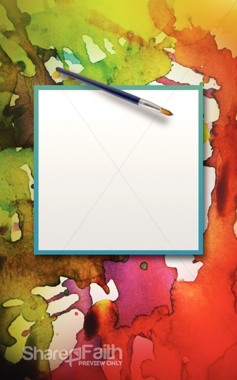 Colorful Church Bulletin Cover