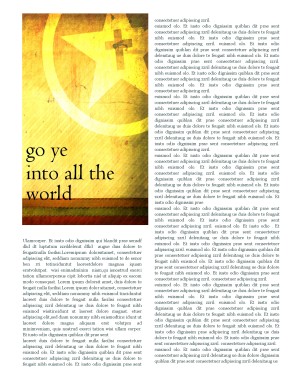 The Cross Newsletter Template