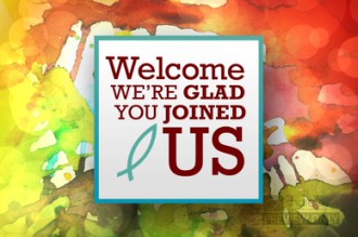 Colorful Welcome Church Video Loop