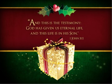 Christmas Gift PowerPoint Template