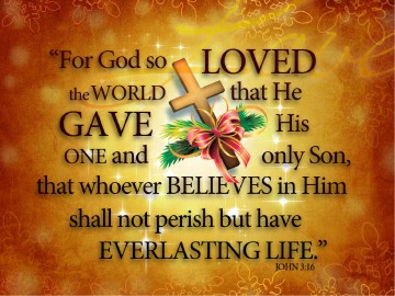 Christ in Christmas PowerPoint Template