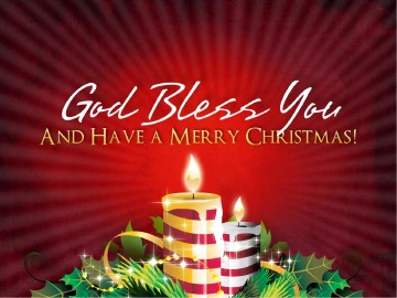 Christmas Candles PowerPoint Template