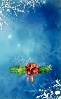 Winter Snowflake Church Bulletin Cover