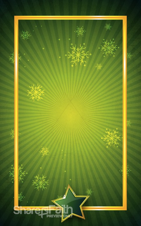 Christmas Star Church Bulletin Cover