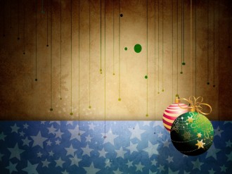 Xmas Ornaments Background