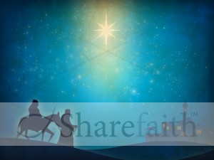 Nativity Scene Worship Background