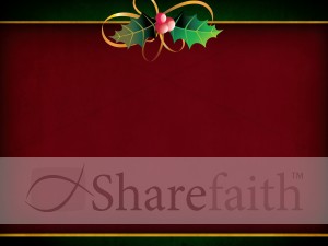 Christmas Wreath Background